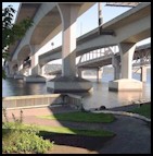 Day Street Boat Ramp under I-90 Bridge.