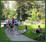 Lakeview Park with views of Lake Washington.