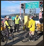 Members waiting on the Fauntleroy Ferry in Southworth.